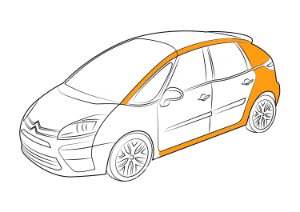 покраска кузова citroen c3